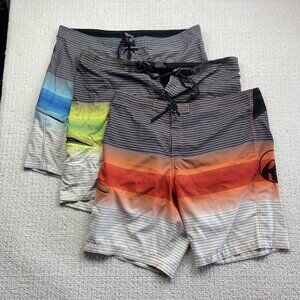 Lot x3 Bulk Y2K Men's Ripzone Board Shorts Surfer Skate Grunge Men Sz 40 Read